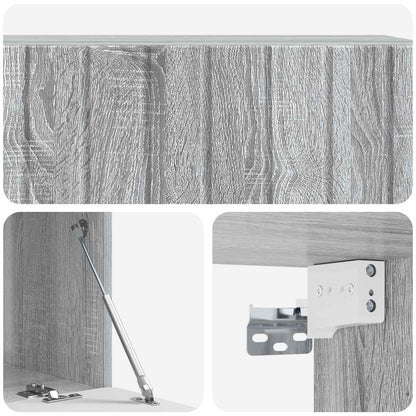 Wall-Mounted TV Cabinet Grey Sonoma 98 x 41 x 30 cm