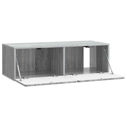 Wall-Mounted TV Cabinet Grey Sonoma 98 x 41 x 30 cm