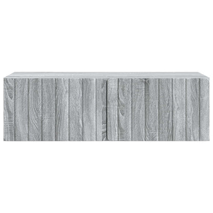 Wall-Mounted TV Cabinet Grey Sonoma 98 x 41 x 30 cm