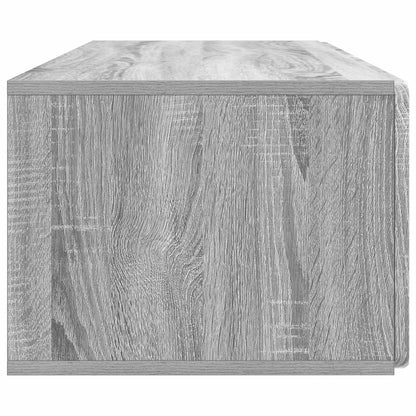Wall-Mounted TV Cabinet Grey Sonoma 98 x 41 x 30 cm