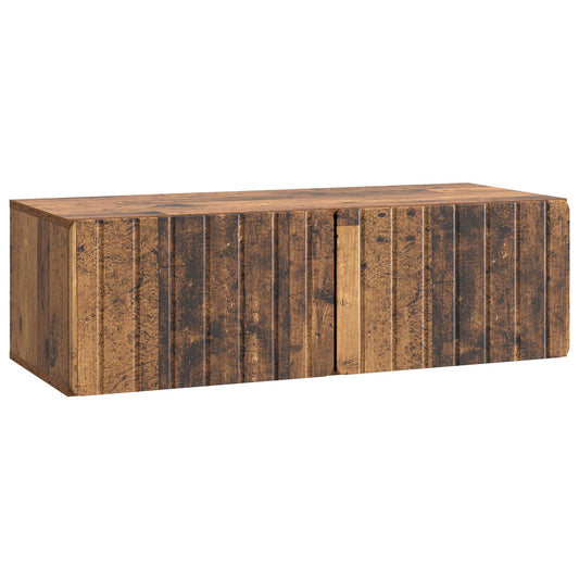 Wall-Mounted TV Cabinet Wall-mounted Old Wood 98 x 41 x 30 cm