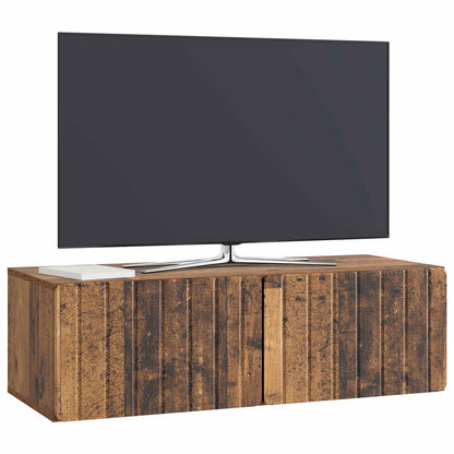 Wall-Mounted TV Cabinet Wall-mounted Old Wood 98 x 41 x 30 cm