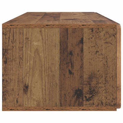 Wall-Mounted TV Cabinet Wall-mounted Old Wood 98 x 41 x 30 cm
