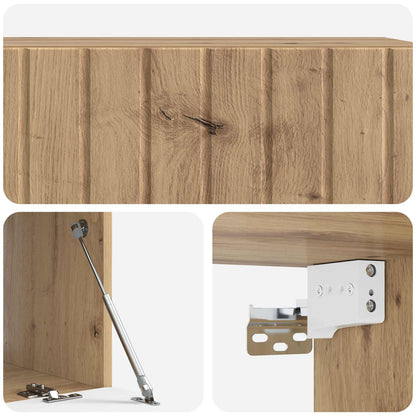 Wall-Mounted TV Cabinet Artisan Oak 98 x 41 x 30 cm