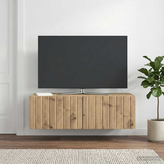 Wall-Mounted TV Cabinet Artisan Oak 98 x 41 x 30 cm
