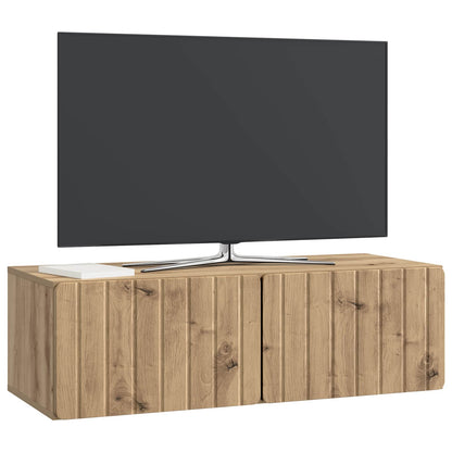 Wall-Mounted TV Cabinet Artisan Oak 98 x 41 x 30 cm
