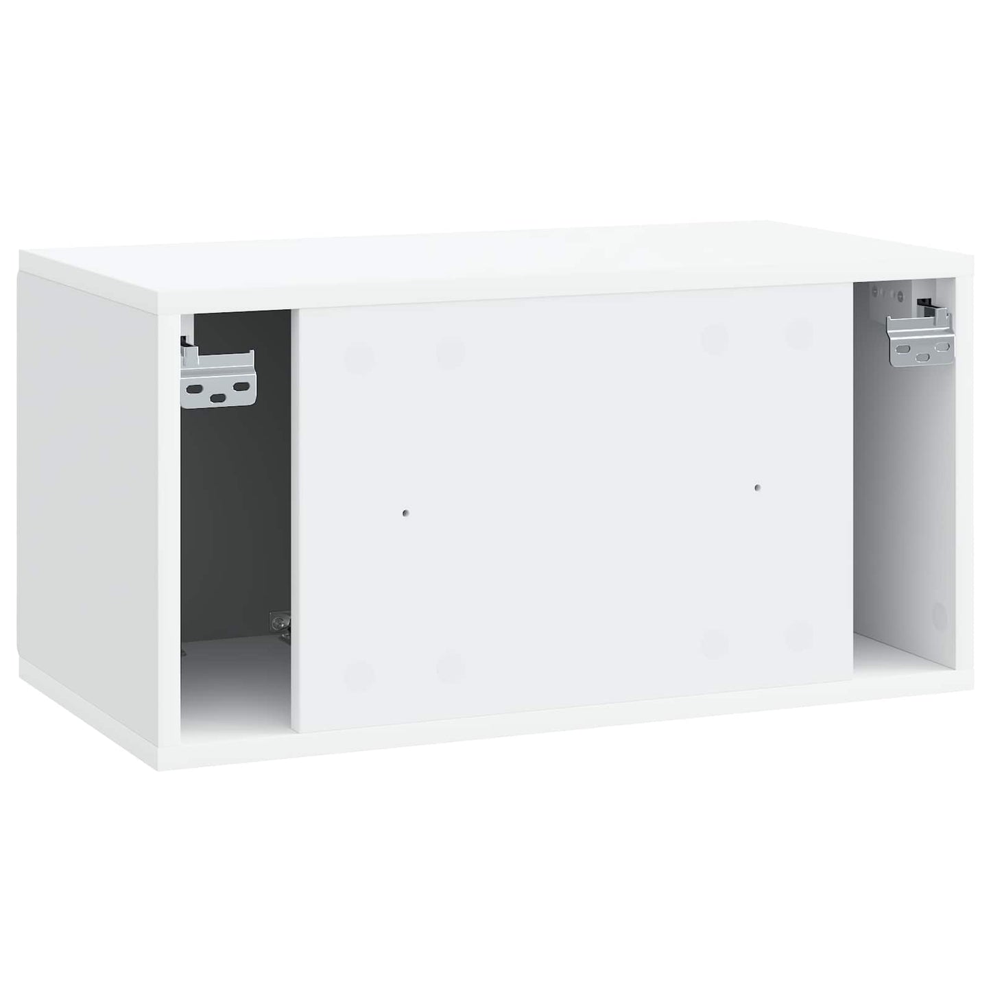 Wall-Mounted TV Cabinet White 59.5 x 31 x 30 cm Engineered Wood