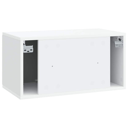 Wall-Mounted TV Cabinet White 59.5 x 31 x 30 cm Engineered Wood