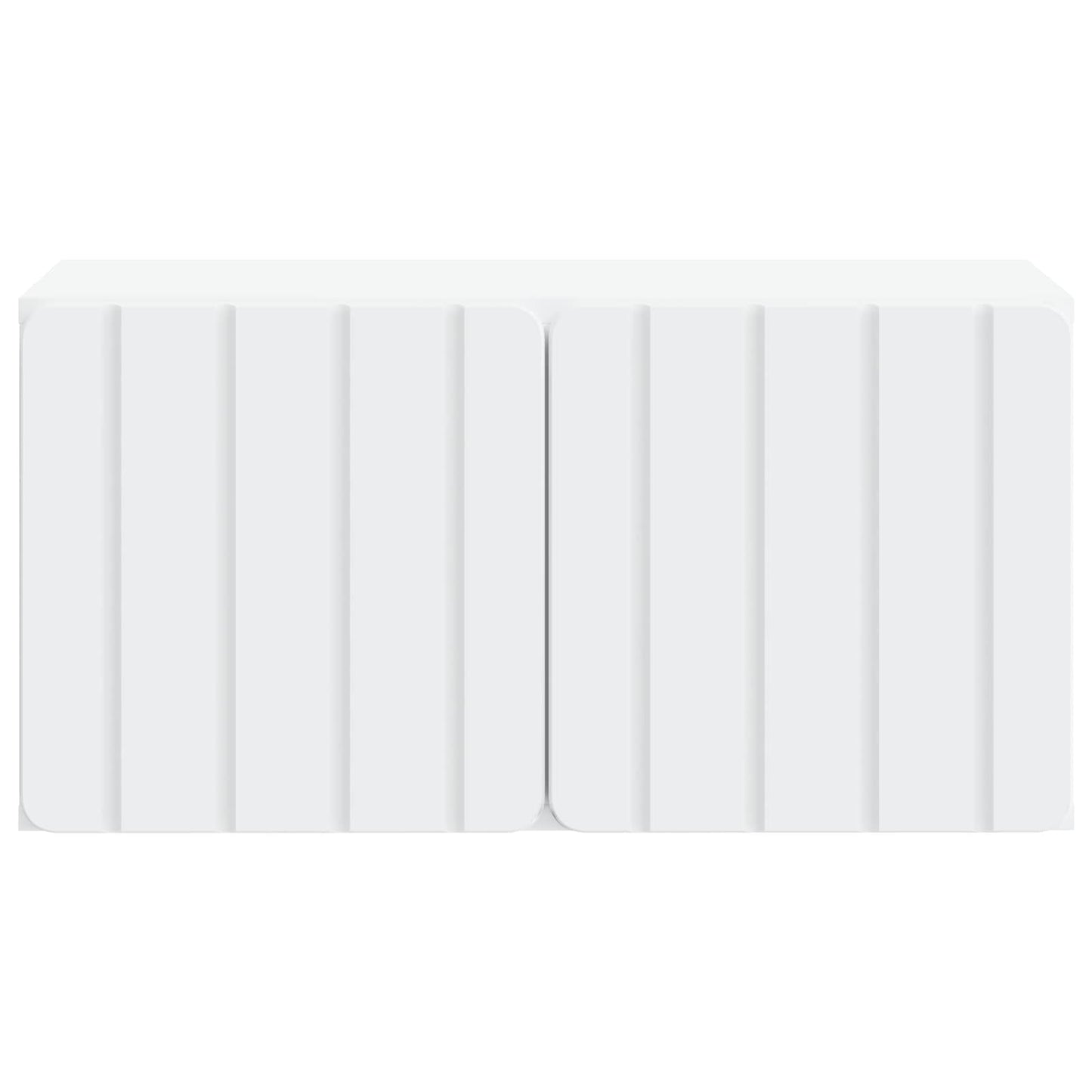 Wall-Mounted TV Cabinet White 59.5 x 31 x 30 cm Engineered Wood