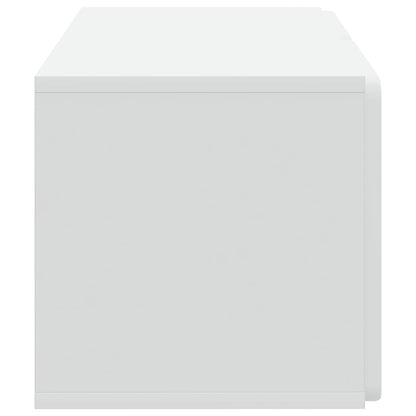 Wall-Mounted TV Cabinet White 59.5 x 31 x 30 cm Engineered Wood