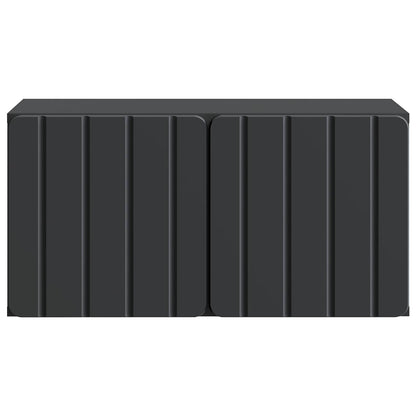 Wall-Mounted TV Cabinet Black 59.5 x 31 x 30 cm Engineered Wood
