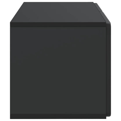 Wall-Mounted TV Cabinet Black 59.5 x 31 x 30 cm Engineered Wood