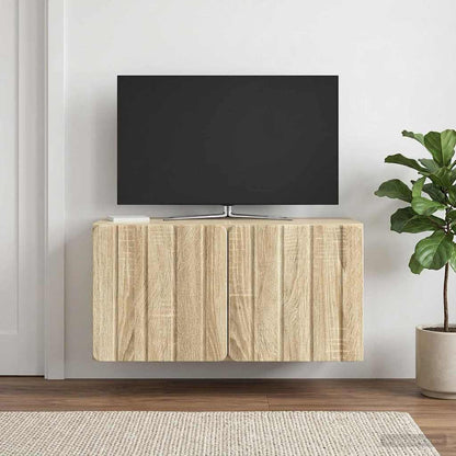 Wall-Mounted TV Cabinet 59.5 x 31 x 30 cm Sonoma Oak