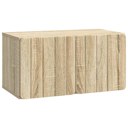 Wall-Mounted TV Cabinet Sonoma Oak 59.5 x 31 x 30 cm