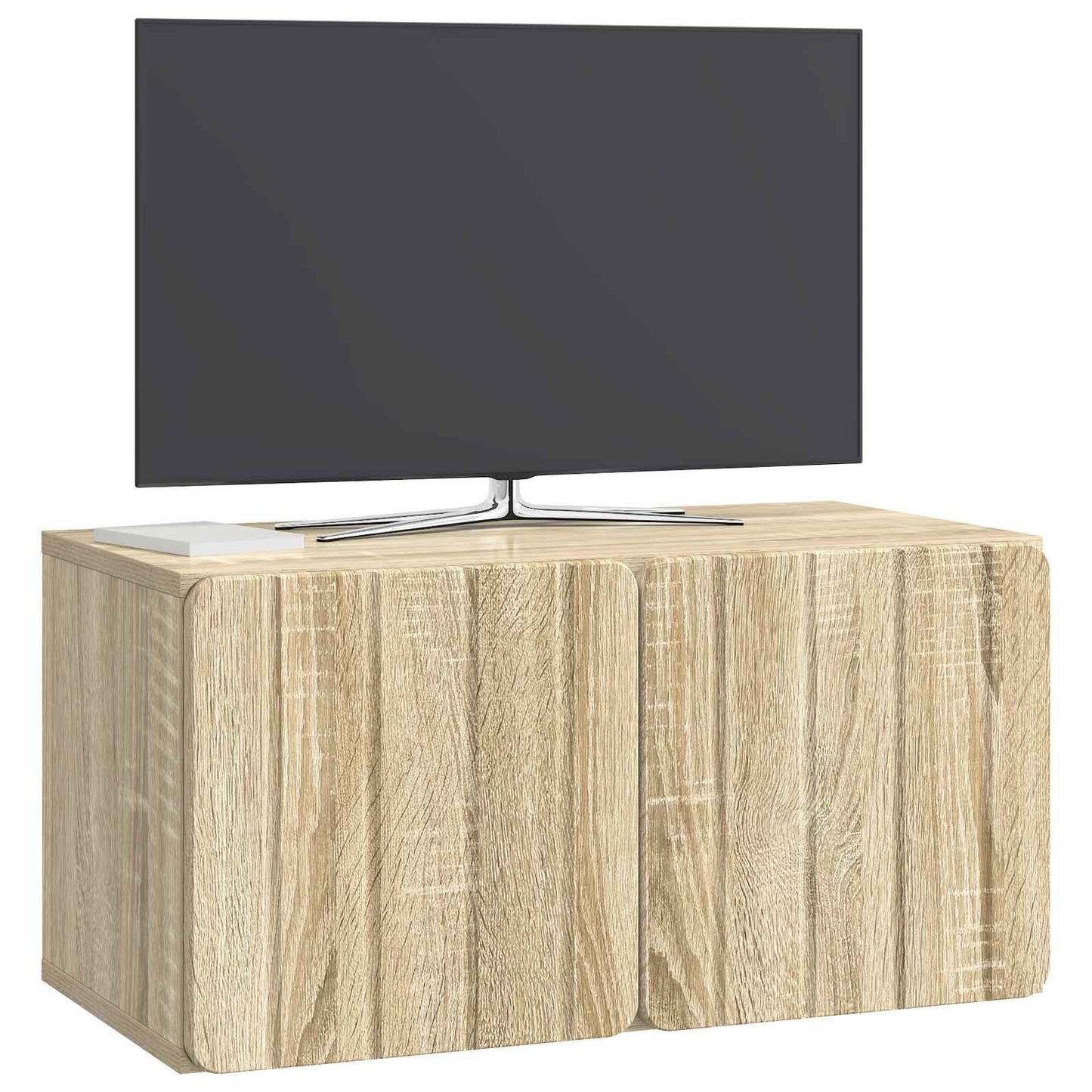 Wall-Mounted TV Cabinet Sonoma Oak 59.5 x 31 x 30 cm