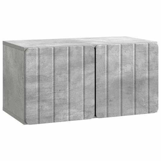 Wall-Mounted TV Cabinet Concrete Grey 59.5 x 31 x 30 cm