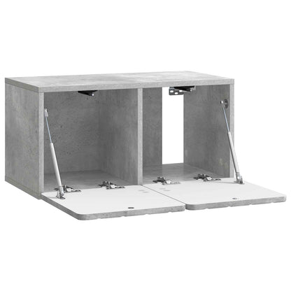 Wall-Mounted TV Cabinet Concrete Grey 59.5 x 31 x 30 cm