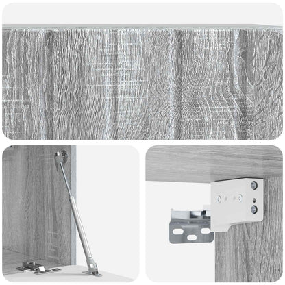 Wall-Mounted TV Cabinet 59.5 x 31 x 30 cm Grey Sonoma