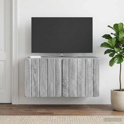 Wall-Mounted TV Cabinet 59.5 x 31 x 30 cm Grey Sonoma