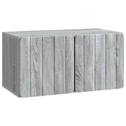 Wall-Mounted TV Cabinet Grey Sonoma 59.5 x 31 x 30 cm