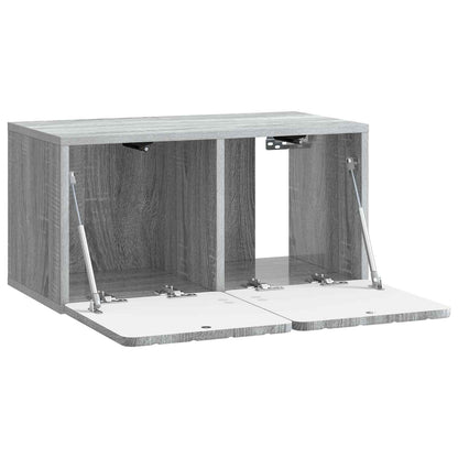 Wall-Mounted TV Cabinet Grey Sonoma 59.5 x 31 x 30 cm