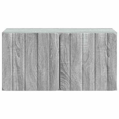 Wall-Mounted TV Cabinet Grey Sonoma 59.5 x 31 x 30 cm