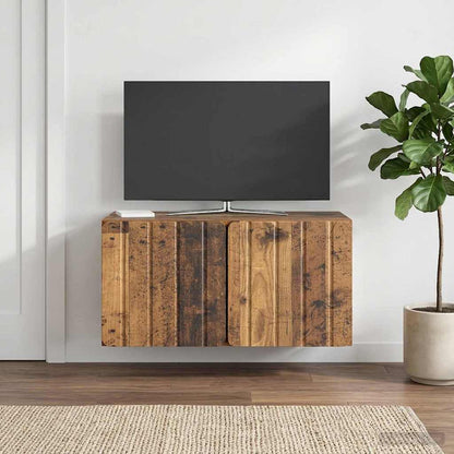 Wall-Mounted TV Cabinet 59.5 x 31 x 30 cm Old Wood
