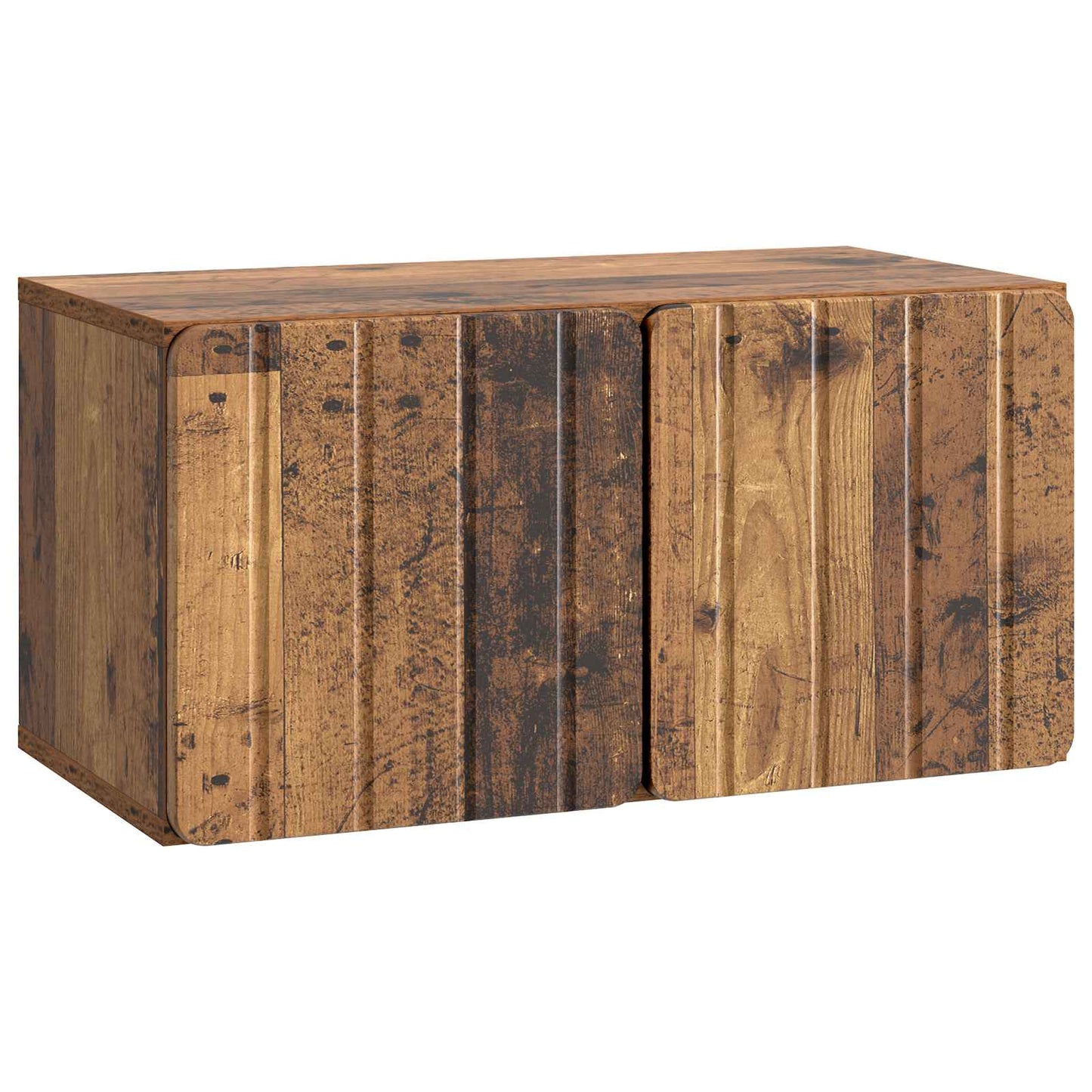 Wall-Mounted TV Cabinet Wall-mounted Old Wood 59.5 x 31 x 30 cm