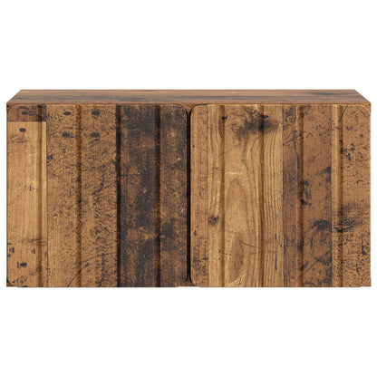 Wall-Mounted TV Cabinet Wall-mounted Old Wood 59.5 x 31 x 30 cm