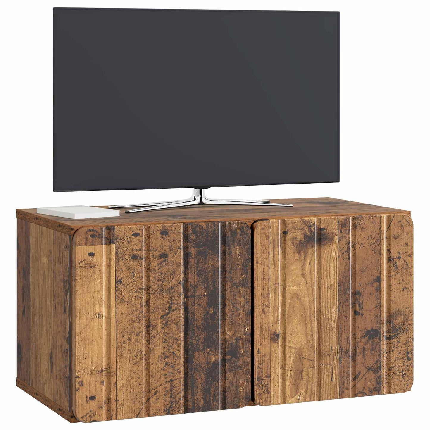 Wall-Mounted TV Cabinet Wall-mounted Old Wood 59.5 x 31 x 30 cm