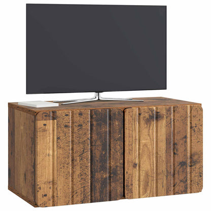 Wall-Mounted TV Cabinet Wall-mounted Old Wood 59.5 x 31 x 30 cm