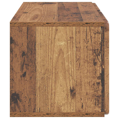 Wall-Mounted TV Cabinet Wall-mounted Old Wood 59.5 x 31 x 30 cm