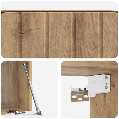 Wall-Mounted TV Cabinet Artisan Oak 59.5 x 31 x 30 cm