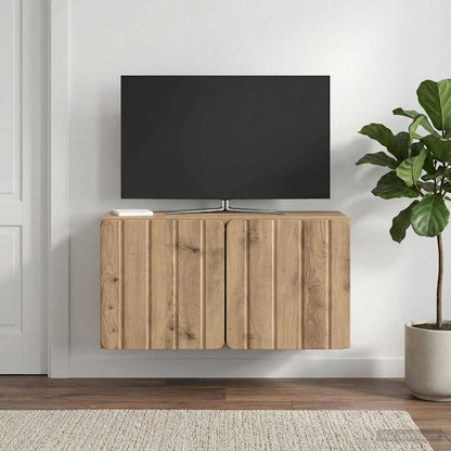 Wall-Mounted TV Cabinet 59.5 x 31 x 30 cm Artisan Oak