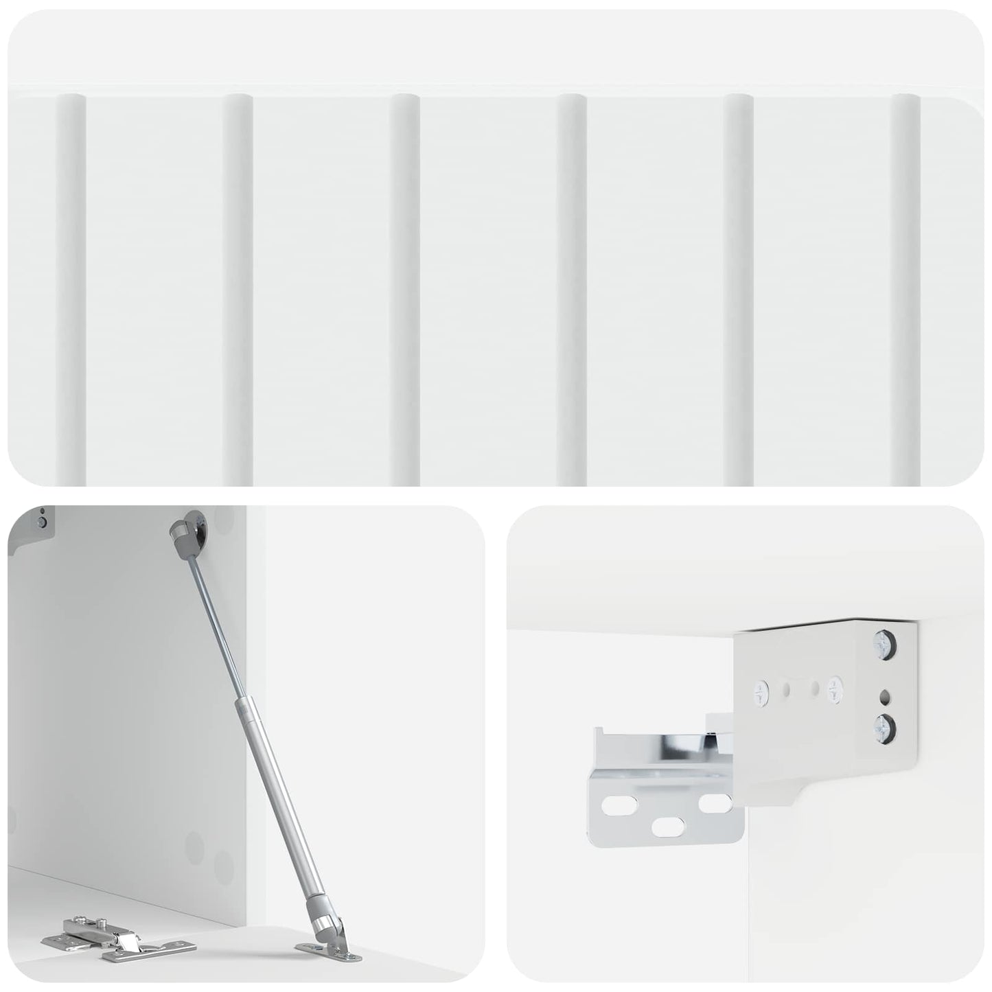 Wall-Mounted TV Cabinet White 78.5 x 31 x 30 cm Engineered Wood