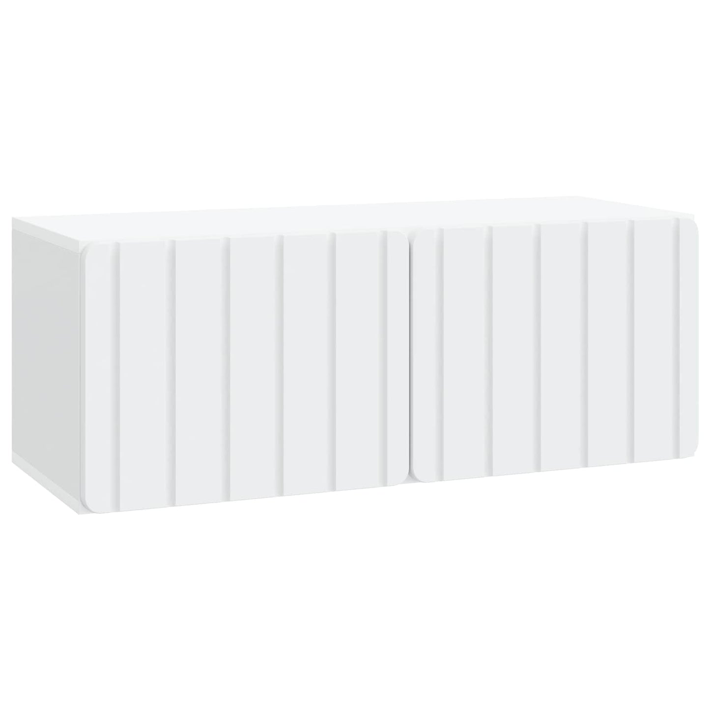 Wall-Mounted TV Cabinet White 78.5 x 31 x 30 cm Engineered Wood