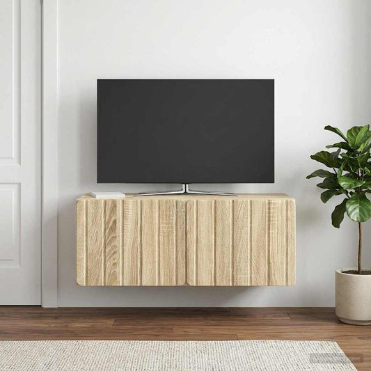 Wall-Mounted TV Cabinet Sonoma Oak 78.5 x 31 x 30 cm