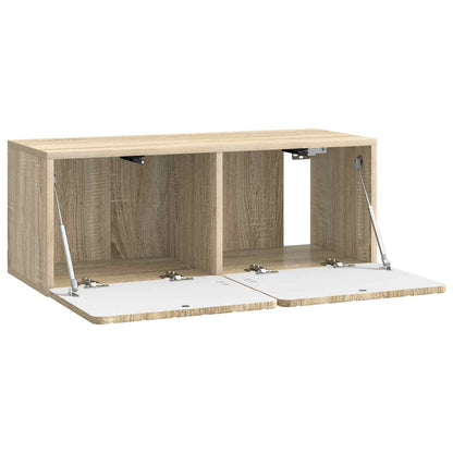 Wall-Mounted TV Cabinet Sonoma Oak 78.5 x 31 x 30 cm