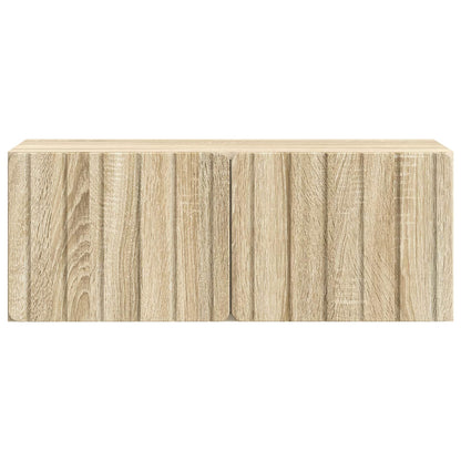 Wall-Mounted TV Cabinet Sonoma Oak 78.5 x 31 x 30 cm