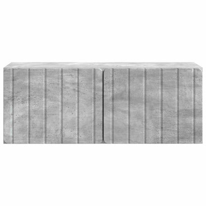 Wall-Mounted TV Cabinet 78.5 x 31 x 30 cm Concrete Grey