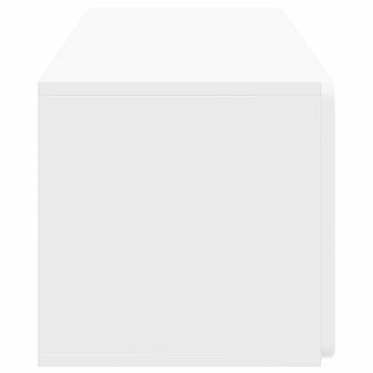 Wall-Mounted TV Cabinet High Gloss White 78.5 x 31 x 30 cm