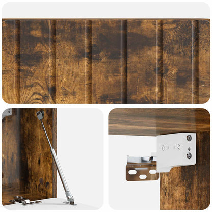 Wall-Mounted TV Cabinet Smoked Oak 78.5 x 31 x 30 cm