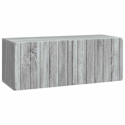 Wall-Mounted TV Cabinet Grey Sonoma 78.5 x 31 x 30 cm