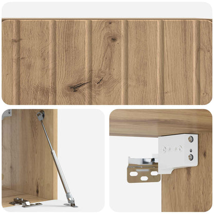 Wall-Mounted TV Cabinet 78.5 x 31 x 30 cm Artisan Oak