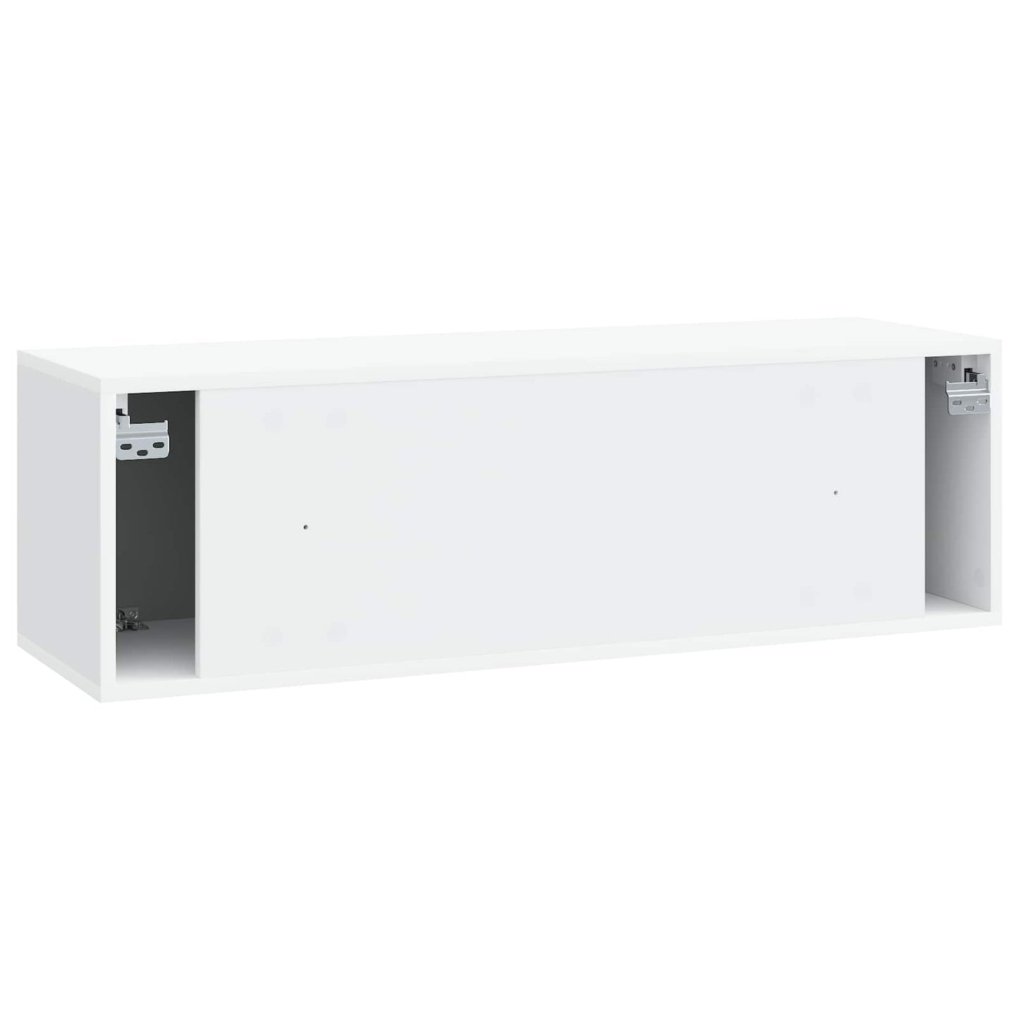 Wall-Mounted TV Cabinet White 98 x 31 x 30 cm Engineered Wood