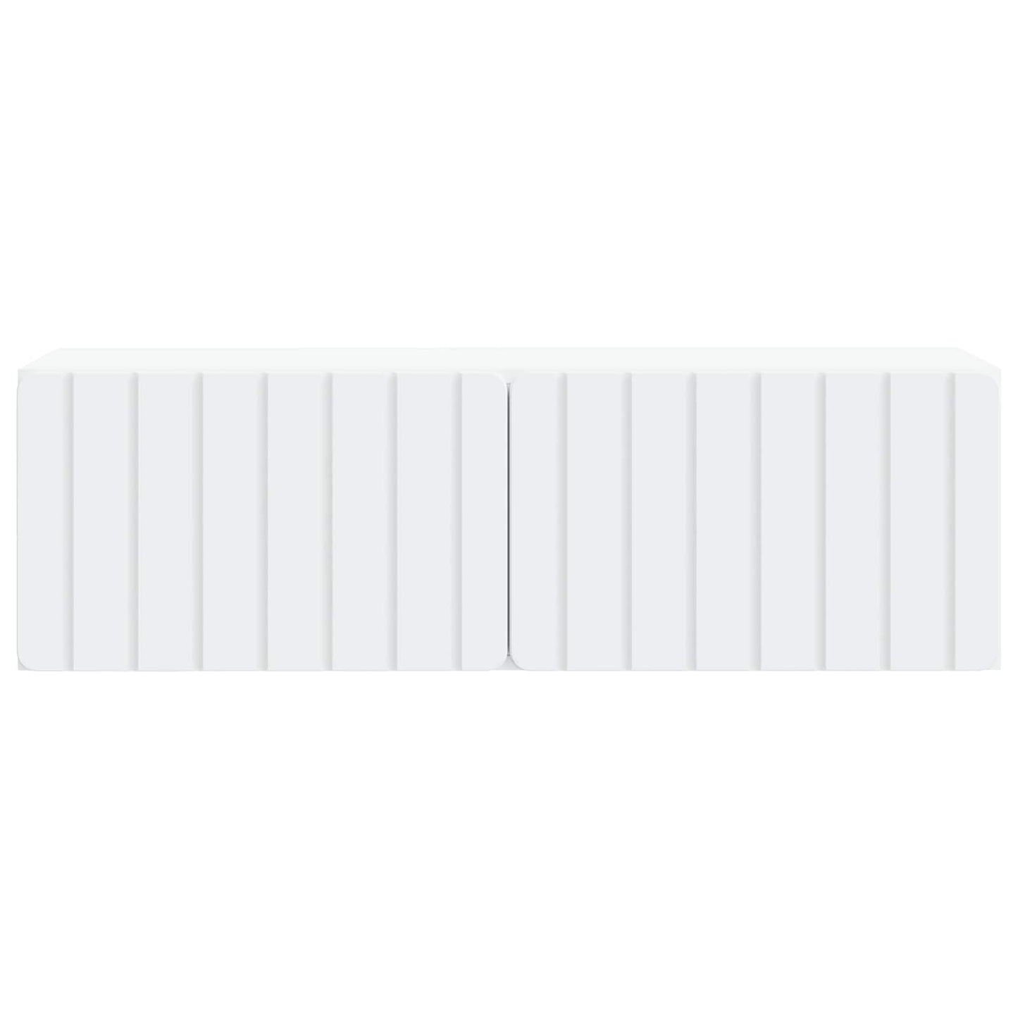 Wall-Mounted TV Cabinet White 98 x 31 x 30 cm Engineered Wood