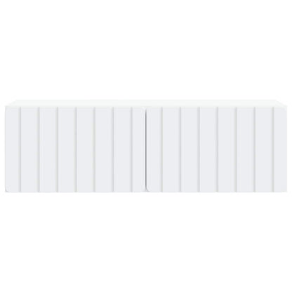 Wall-Mounted TV Cabinet White 98 x 31 x 30 cm Engineered Wood