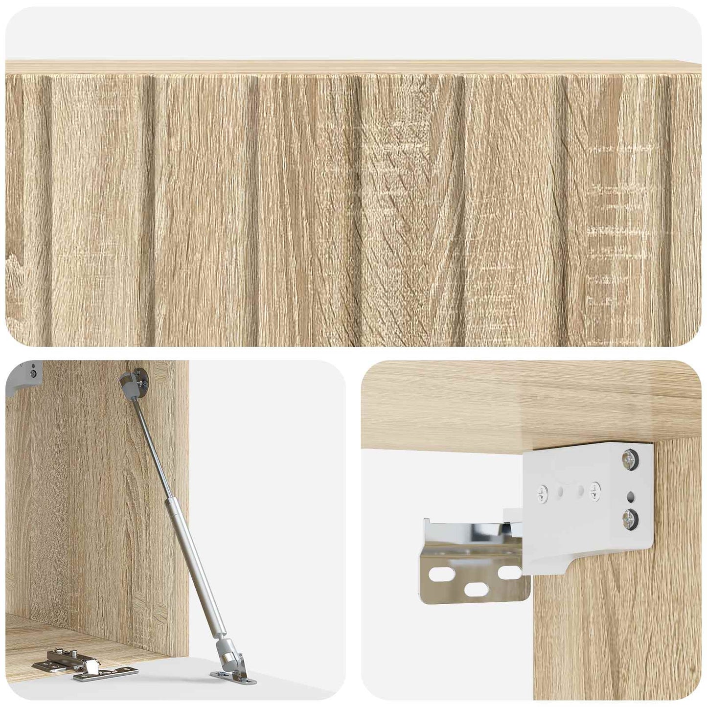Wall-Mounted TV Cabinet Wall-mounted Sonoma Oak 98 x 31 x 30 cm