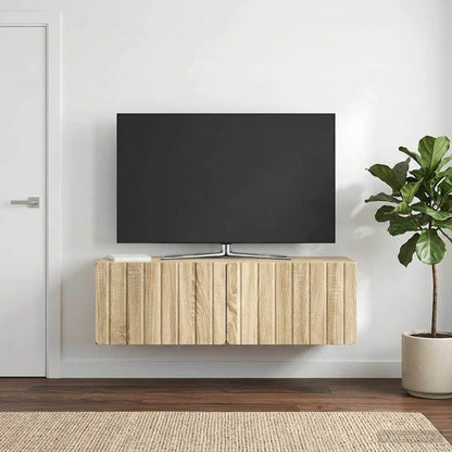 Wall-Mounted TV Cabinet 98 x 31 x 30 cm Sonoma Oak