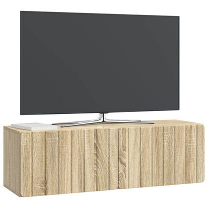 Wall-Mounted TV Cabinet Wall-mounted Sonoma Oak 98 x 31 x 30 cm